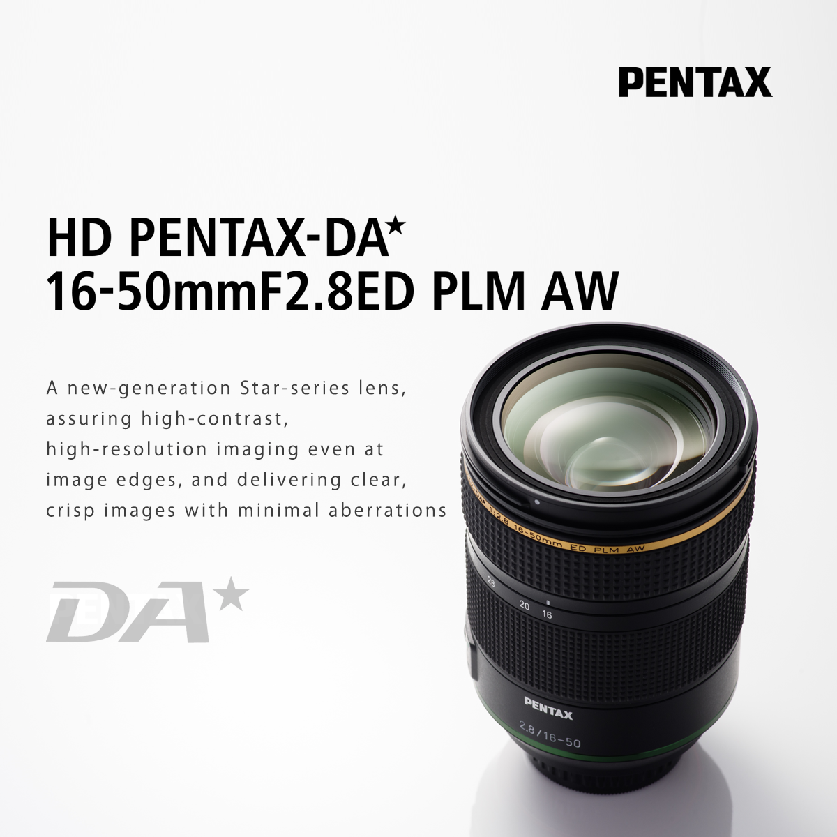 HD PENTAX-DA☆16-50mm / Standard Lenses / K-mount Lenses / Lenses